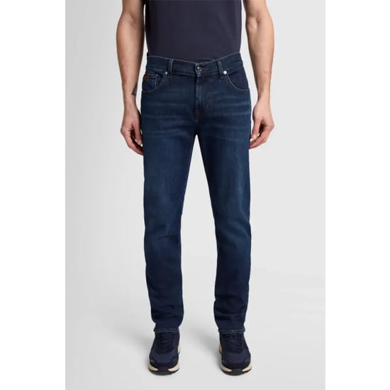 7 For All Mankind Slimmy tapered special edition stretch tek comma dark - Image 1