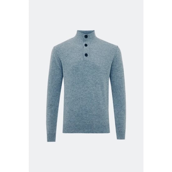 Genti Turtleneck 3 buttons wol - Image 1