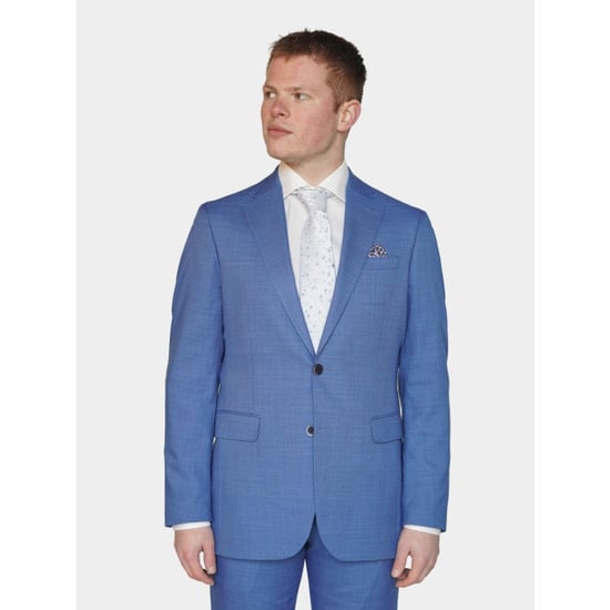 Bos Bright Blue Kostuum fresco modern fit bs20/02818 - Image 1