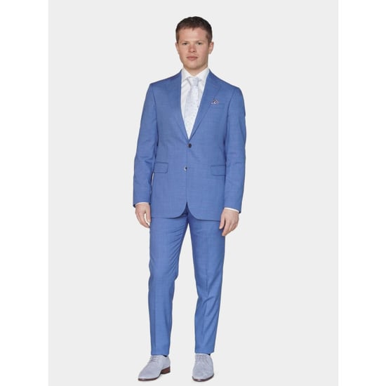 Bos Bright Blue Kostuum fresco modern fit bs20/02818 - Image 2