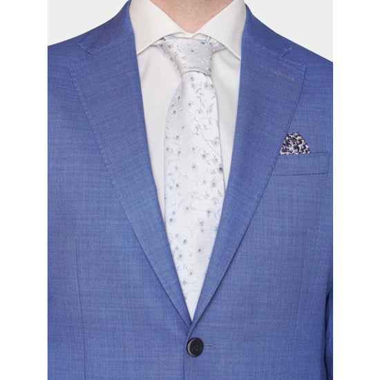 Bos Bright Blue Kostuum fresco modern fit bs20/02818 - Image 3
