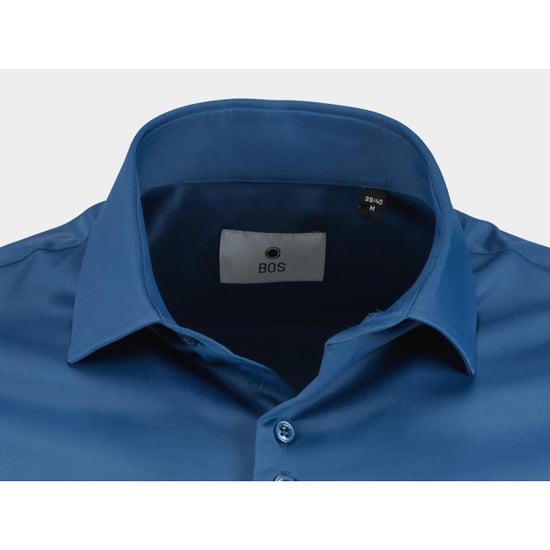 Ferlucci Casual hemd lange mouw napoli/steelblue - Image 3