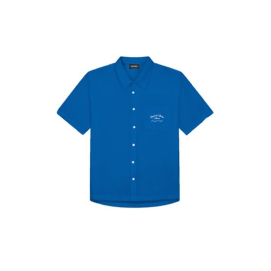 Quotrell Atelier milanon cotton shirt kobalt - Image 1