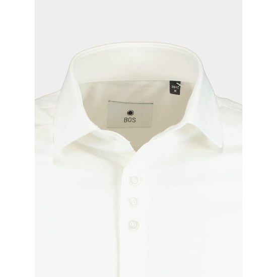 Bos Bright Blue Casual hemd lange mouw slim fit napoli/off-white - Image 3