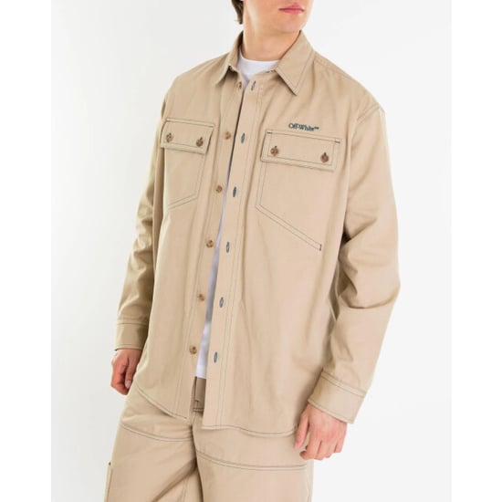 Off White Heren stitch cotgab milit overshir - Image 2