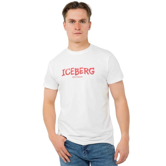 Iceberg Beachwear vertical logo tee - Image 1
