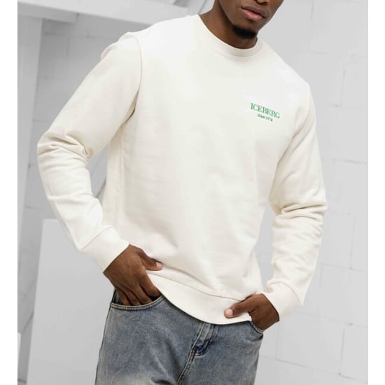 Iceberg Sweater small branding off green - Image 3