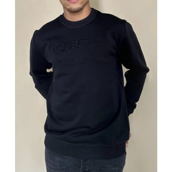 Iceberg Sweater reg fit logo milano - Image 1