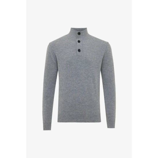 Genti Turtleneck 3 buttons wol - Image 1