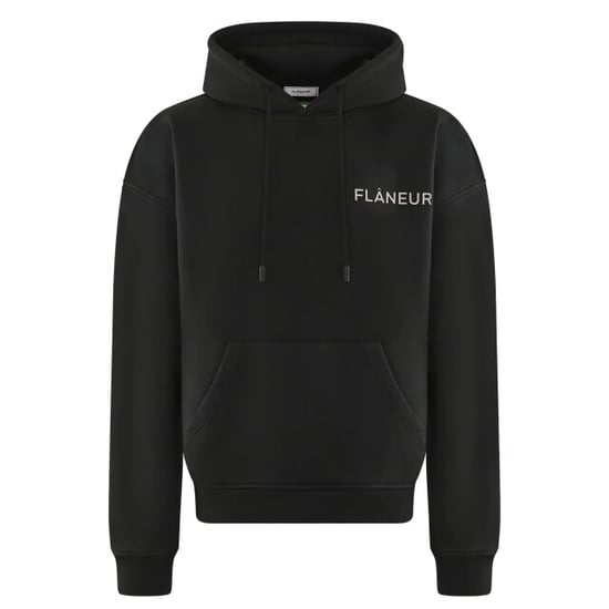 Flaneur Homme Heren double logo washed hoodie - Image 2
