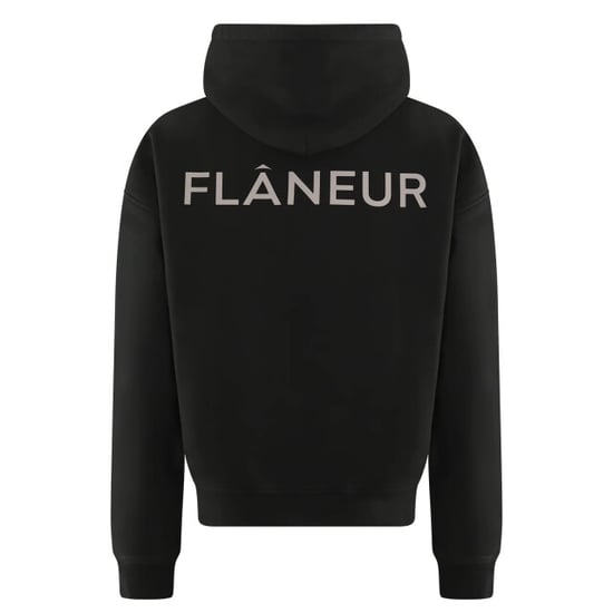 Flaneur Homme Heren double logo washed hoodie - Image 3