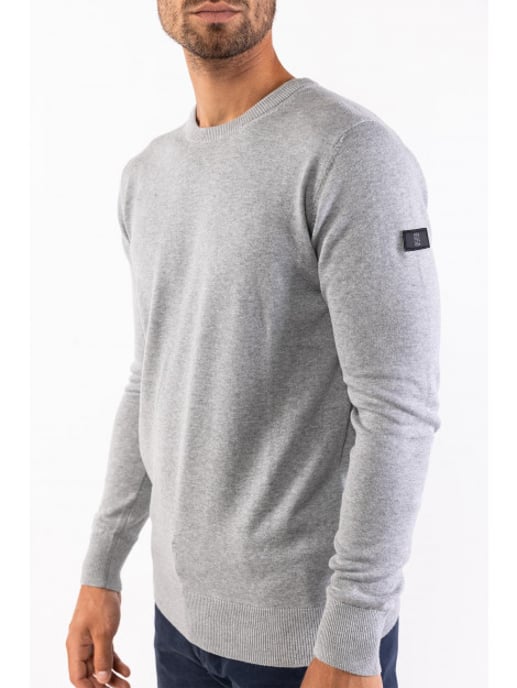 PRESLY & SUN Will R Neck Grey - Image 1