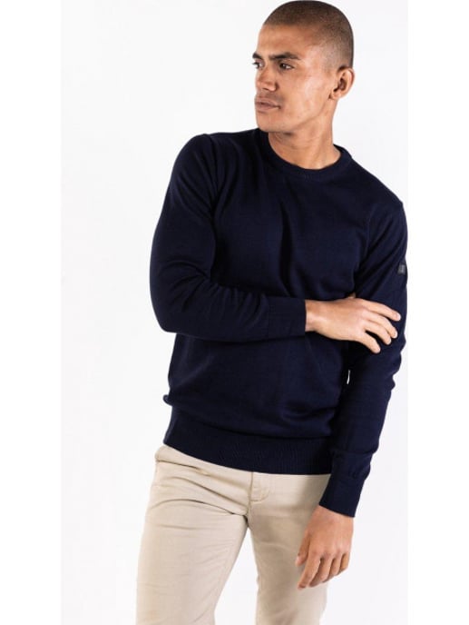 PRESLY & SUN Will R neck Navy - Image 4
