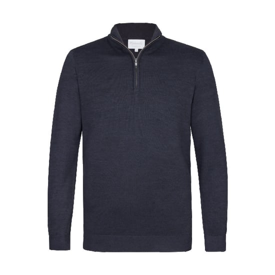 Michaelis Donker trui met halflange rits - Image 1