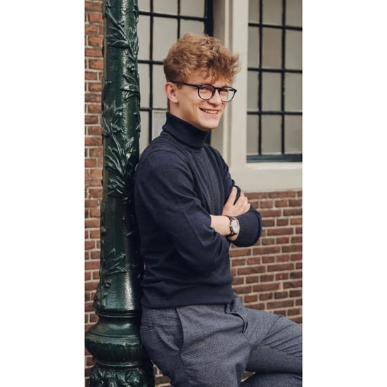 Michaelis Navy coltrui met geribde boord - Image 3