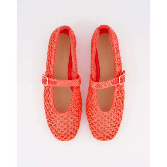Gibaldi Dames raffia ballerina - Image 3