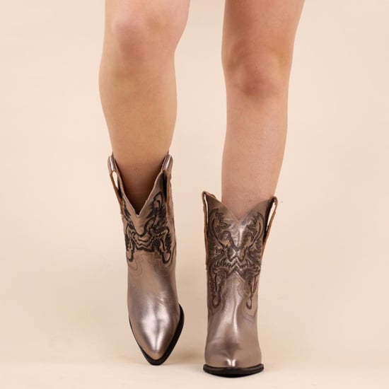 DWRS Label Laarsjes 261280 brady metallic smoke dames maat: leer - Image 3