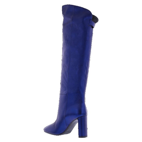 Atelier Verdi Dames chic cosmo lang blauw/metallic - Image 2