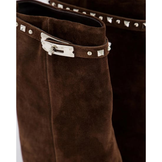 Gibaldi Dames studded suede wedge boot - Image 2