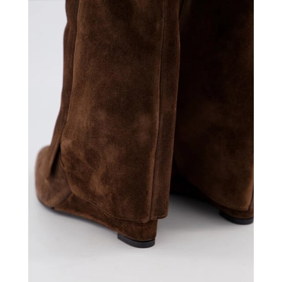 Gibaldi Dames studded suede wedge boot - Image 6
