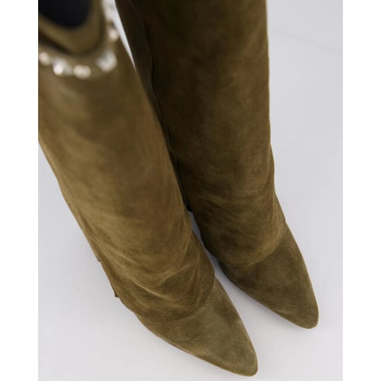 Gibaldi Dames studded leather wedge boot - Image 3