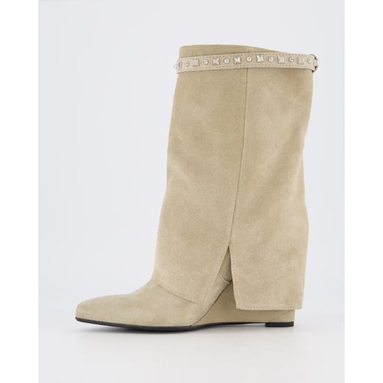 Gibaldi Dames studded suede wedge boot - Image 4