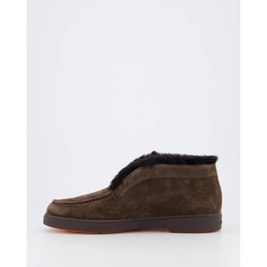 Santoni Dames fortune fur loafer - Image 3