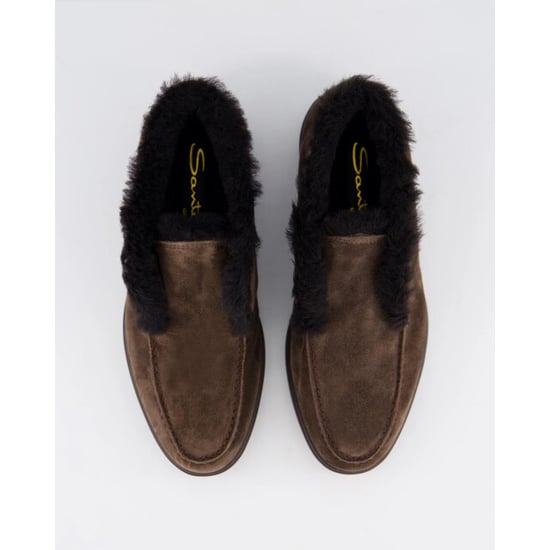 Santoni Dames fortune fur loafer - Image 5