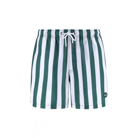 Shiwi 1441100200 broad stripe 7835 green leaf stripe swim short - Image 2