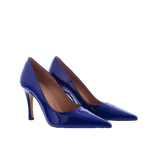 Atelier Verdi Dames lakleren pump blauw - Image 4