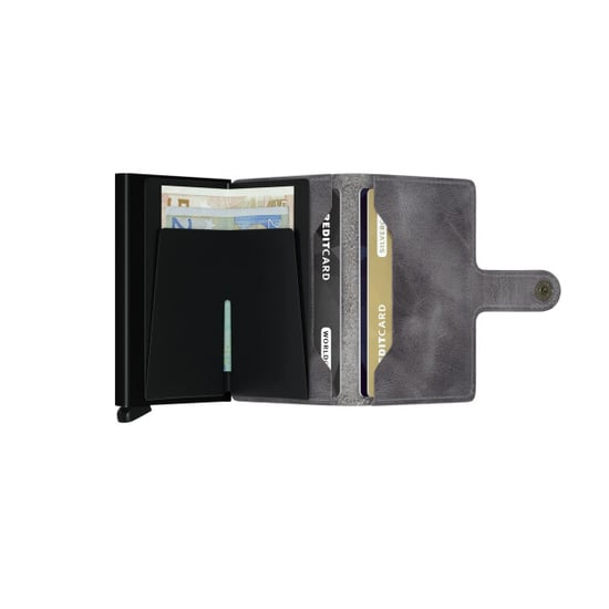 Secrid Mv miniwallet vintage grey black - Image 3