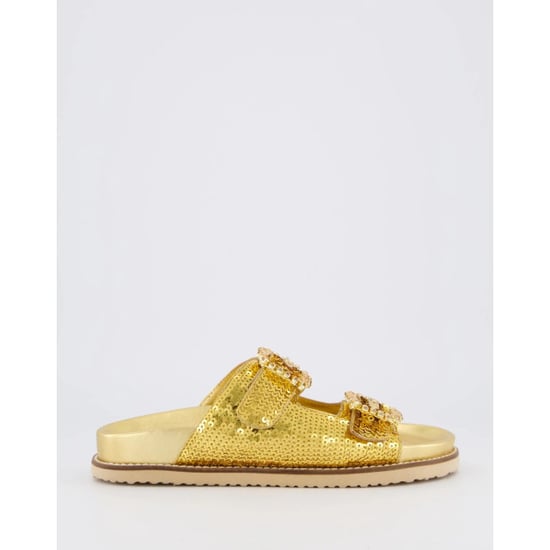 Gibaldi Dames buckle slipper gold - Image 1