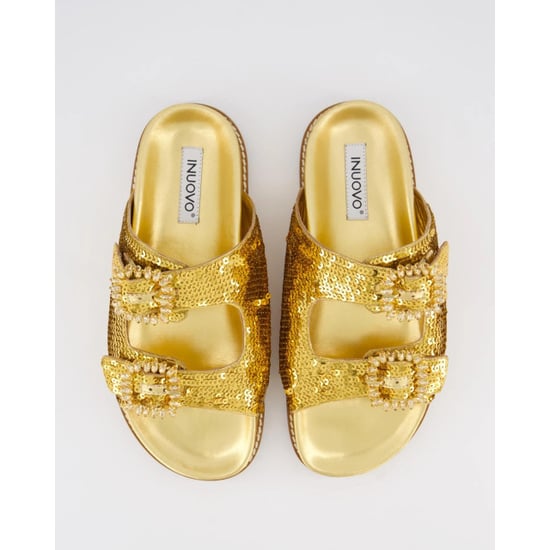 Gibaldi Dames buckle slipper gold - Image 3