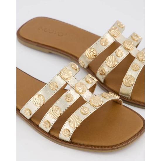 Gibaldi Dames plate studded slipper - Image 5
