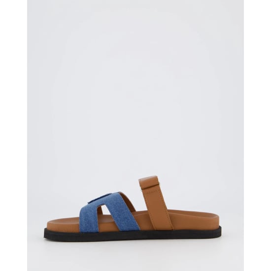 Gibaldi Dames ibiza slipper jeans/bruin - Image 2