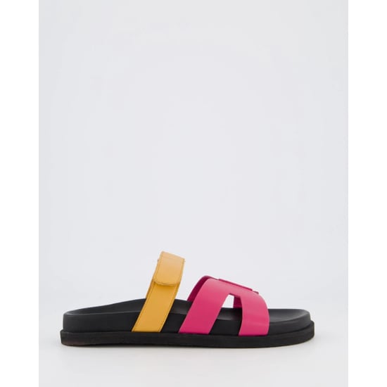 Gibaldi Dames ibiza slipper zwart/fuxia - Image 1