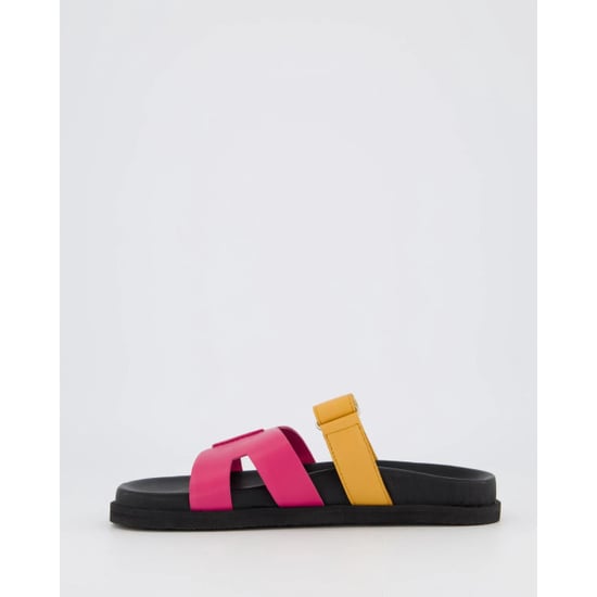 Gibaldi Dames ibiza slipper zwart/fuxia - Image 2