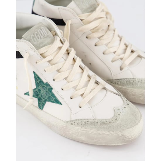 Golden Goose Deluxe Brand Dames mid star sneaker /groen - Image 4