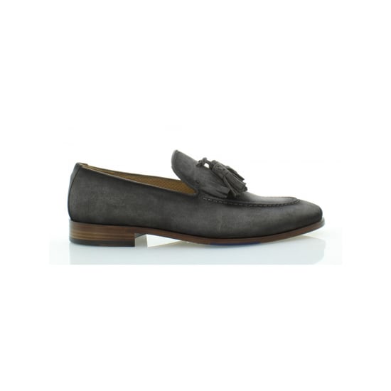 Giorgio 32610 suede instappers met leren zool - Image 1