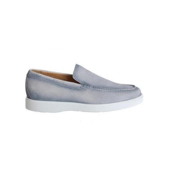 Giorgio 28785 grijze suede loafer met witte zool - Image 1