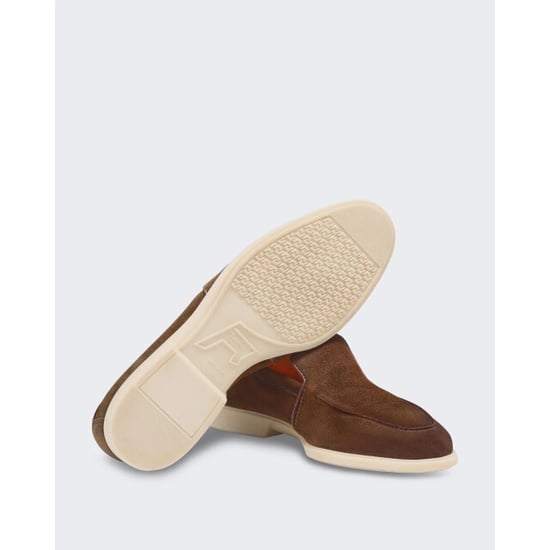Santoni Heren malibu loafer brown - Image 4