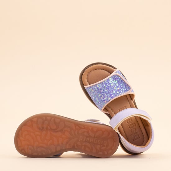 Bisgaard Sandal aida lavender glitter kids meisjes leer - Image 2