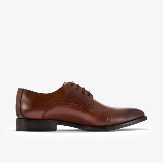 Banstead Cap Tan Leather Shoes - Image 1