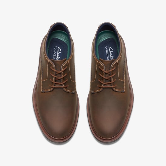 Burchill Derby Beeswax Leather Shoes - Image 6