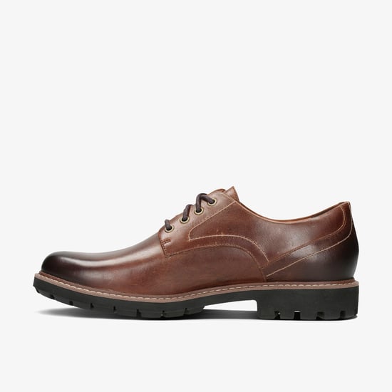 Batcombe Hall Dark Tan Lea Shoes - Image 2
