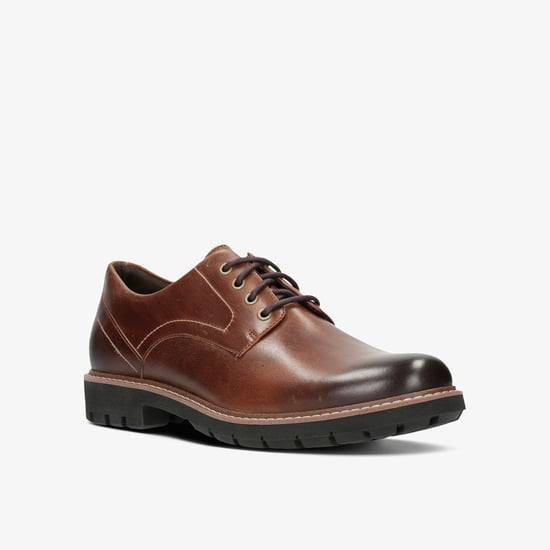 Batcombe Hall Dark Tan Lea Shoes - Image 3