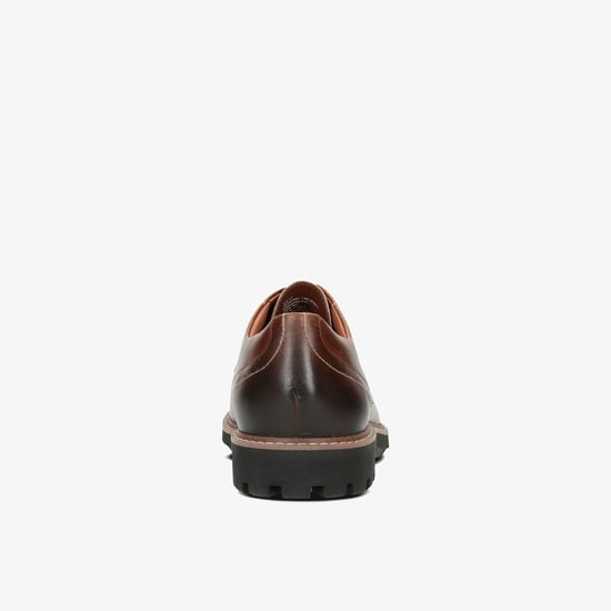 Batcombe Hall Dark Tan Lea Shoes - Image 5