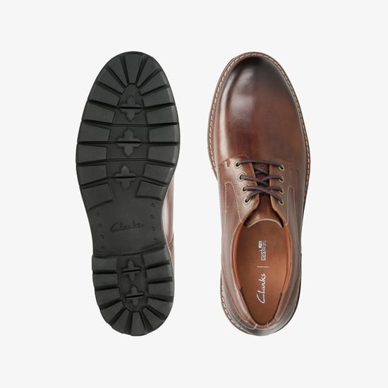 Batcombe Hall Dark Tan Lea Shoes - Image 6