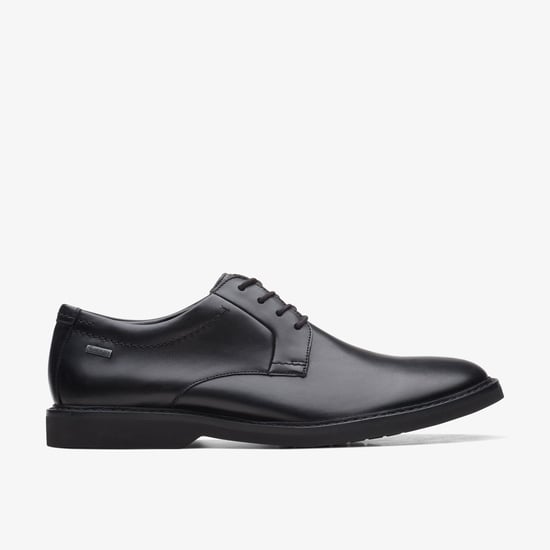 Atticus LT Lo GORE-TEX Black Leather Shoes - Image 1