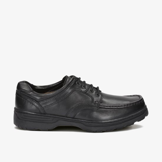 Line Shore Black Leather Shoes - Image 1